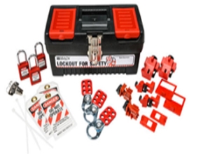 Lockout tagout valve kit