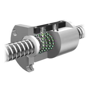 Precision Caged Ball Screw